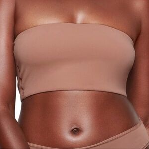 Skims Rose Clay Fits Everybody Strapless Bandeau Bra Top Size M NWOT